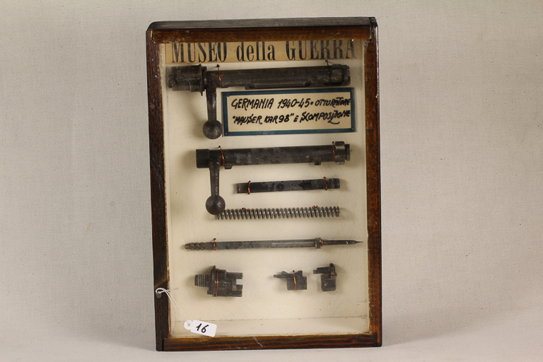 Otturatore del fucile mauser tedesco mod. kar 98